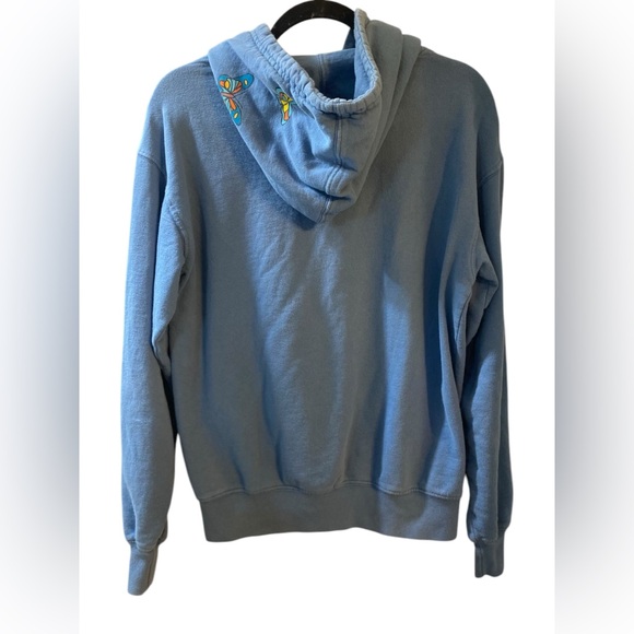 Primitive | small blue cotton mental health graphic print hoodie - Picture 3 of 3